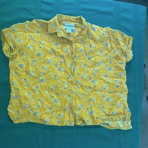 Rachel Zoe small linen top